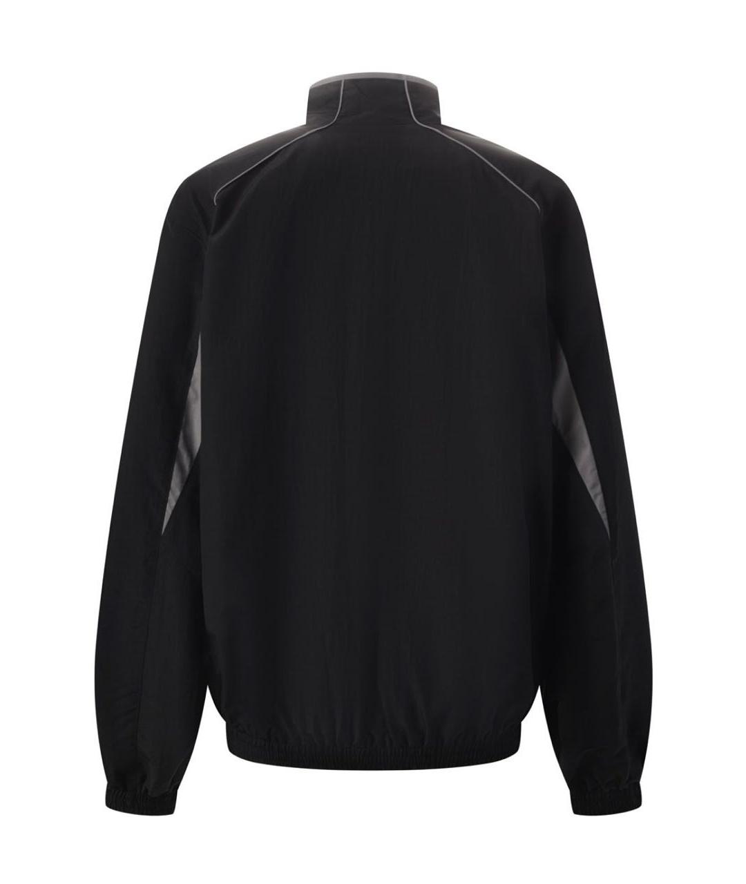 BALENCIAGA Черная полиэстеровая куртка, фото 6