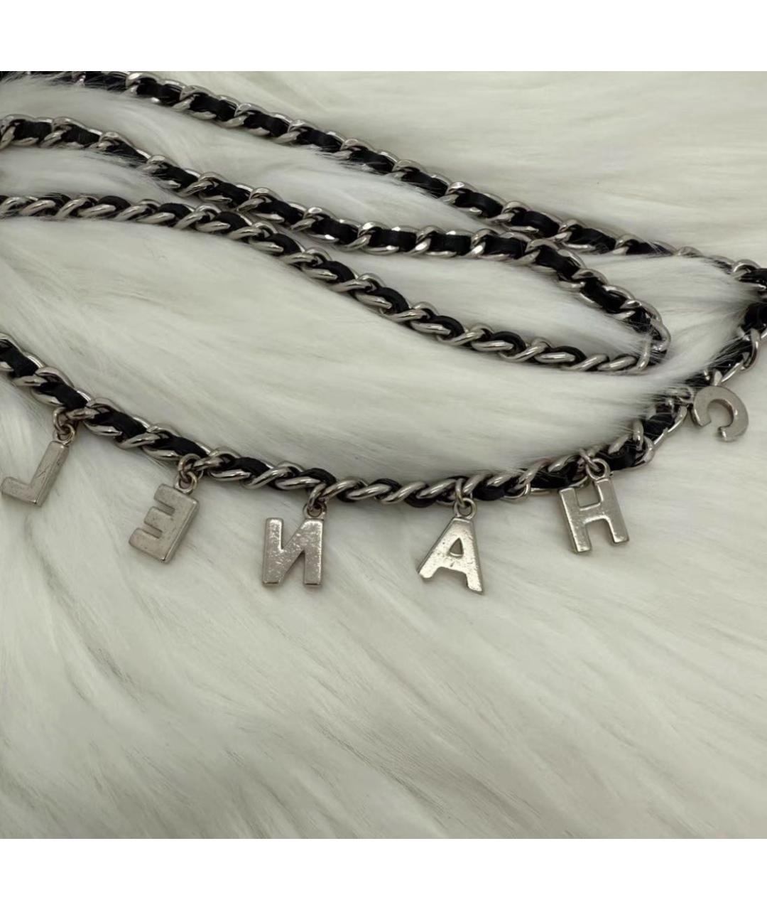 CHANEL Серебрянный ремень, фото 4