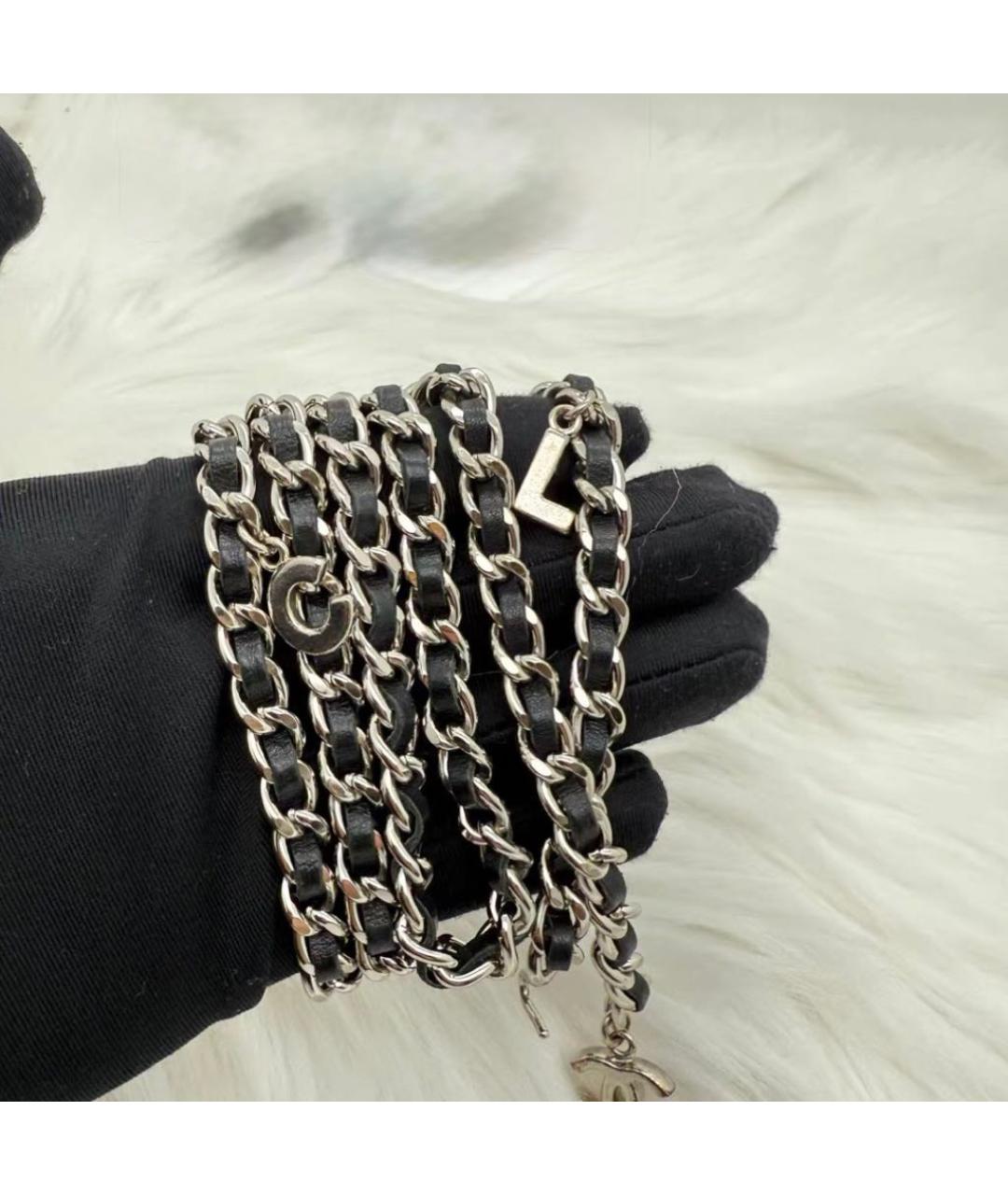 CHANEL Серебрянный ремень, фото 3