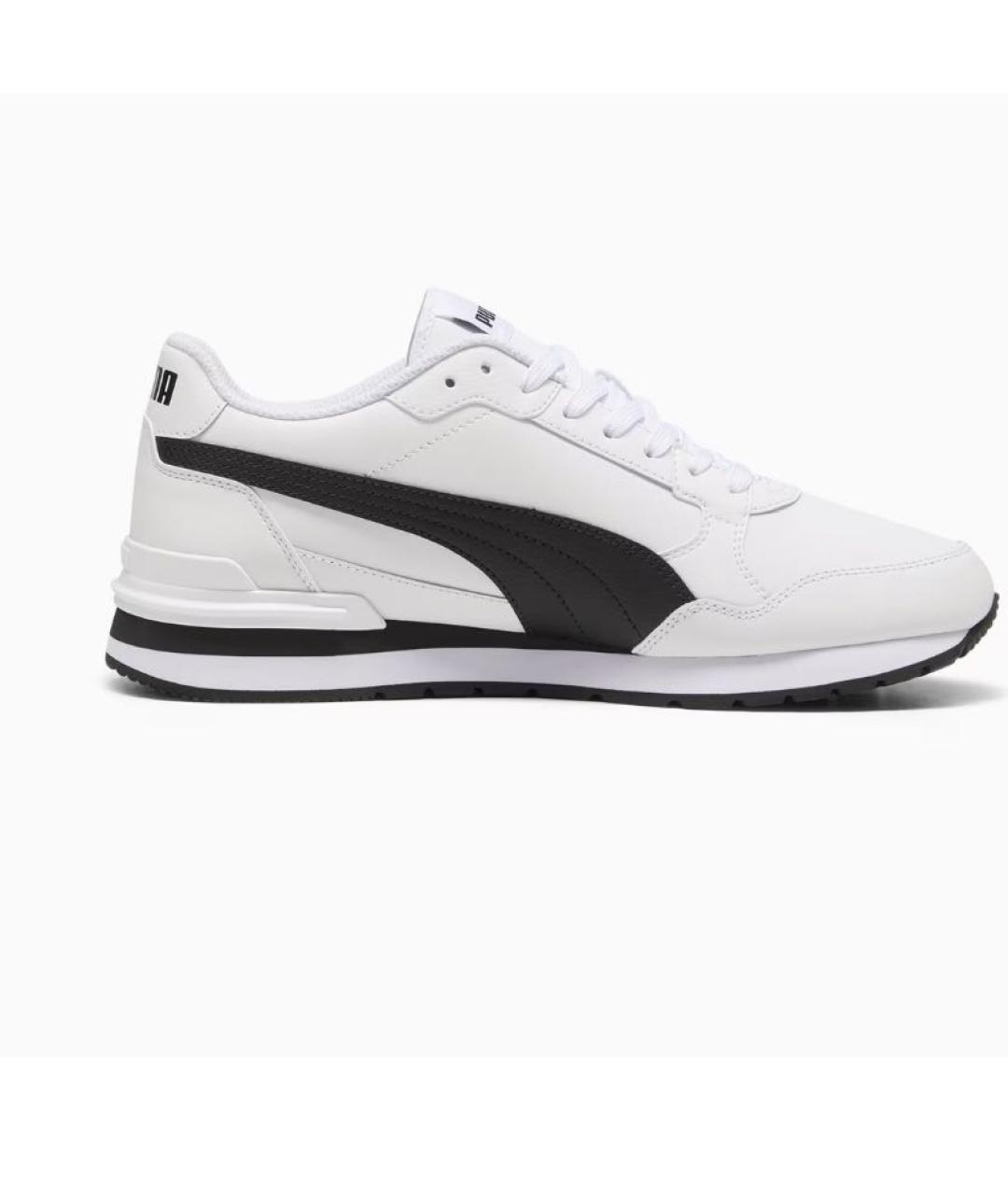 PUMA Белые низкие кроссовки / кеды из искусственной кожи, фото 5