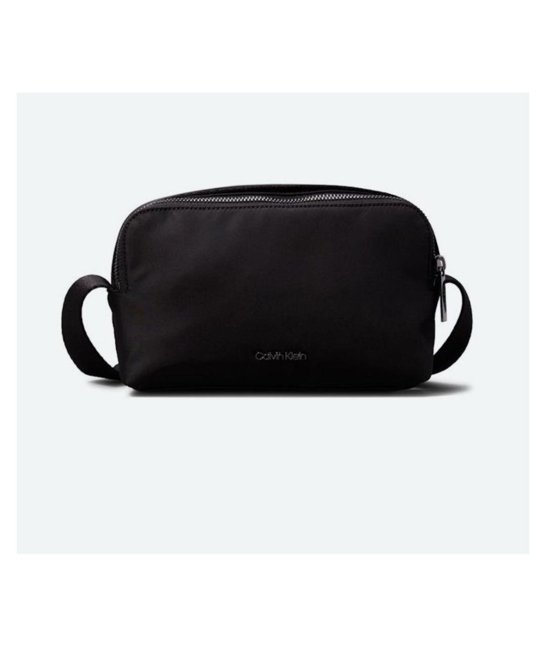 CALVIN KLEIN Черная сумка на плечо, фото 5