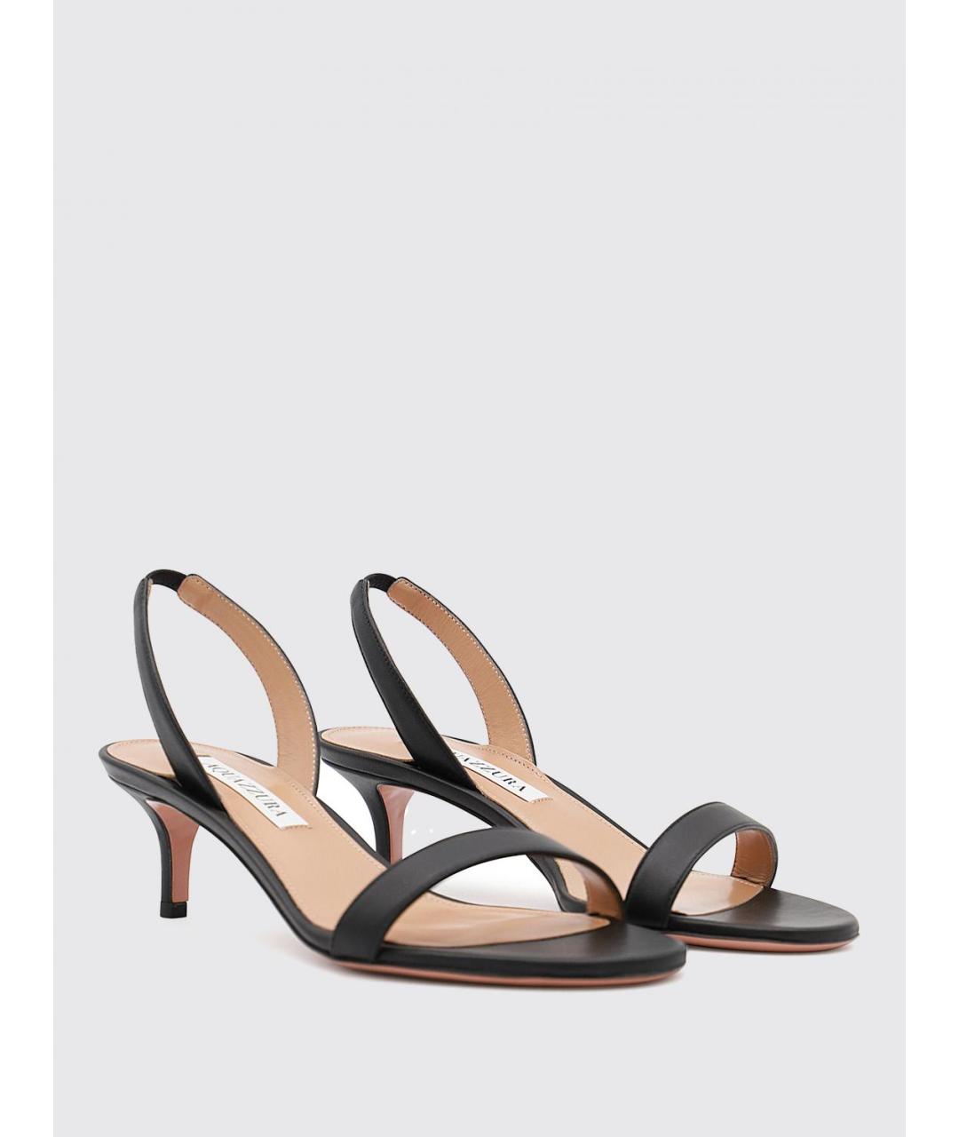 AQUAZZURA Черные босоножки, фото 2