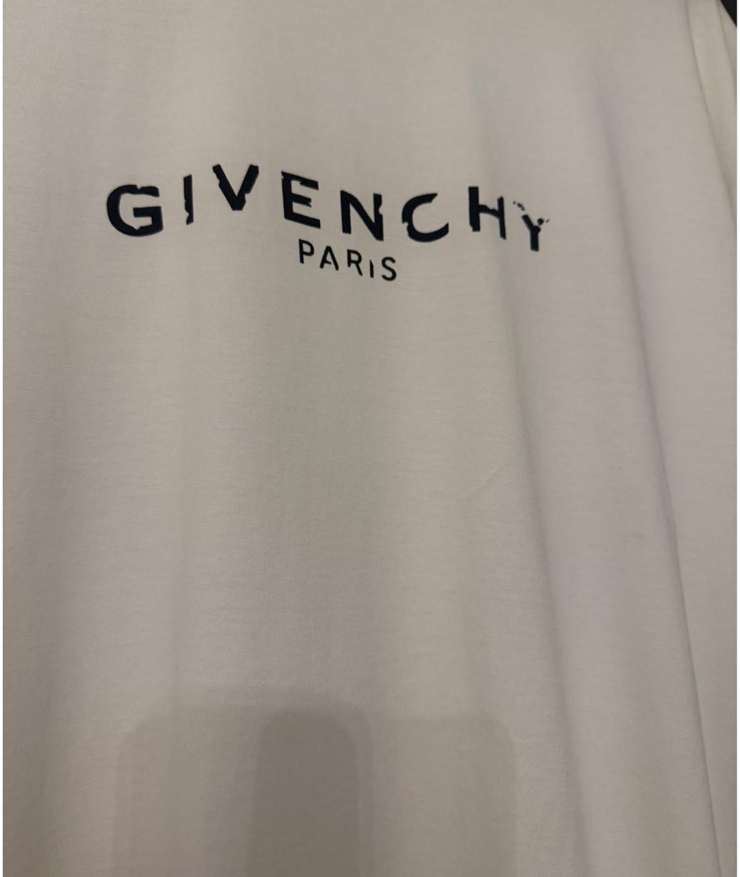 GIVENCHY Белая хлопковая футболка, фото 3