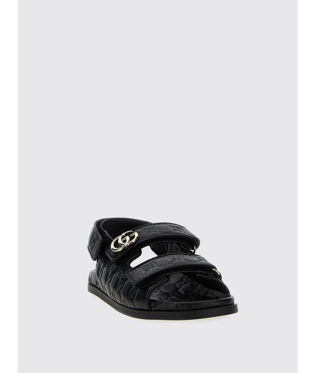 GUCCI Черные сандалии, фото 2