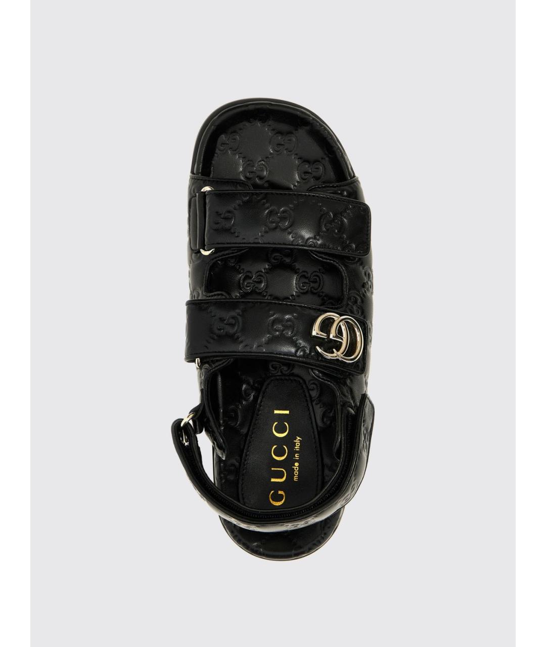 GUCCI Черные сандалии, фото 4