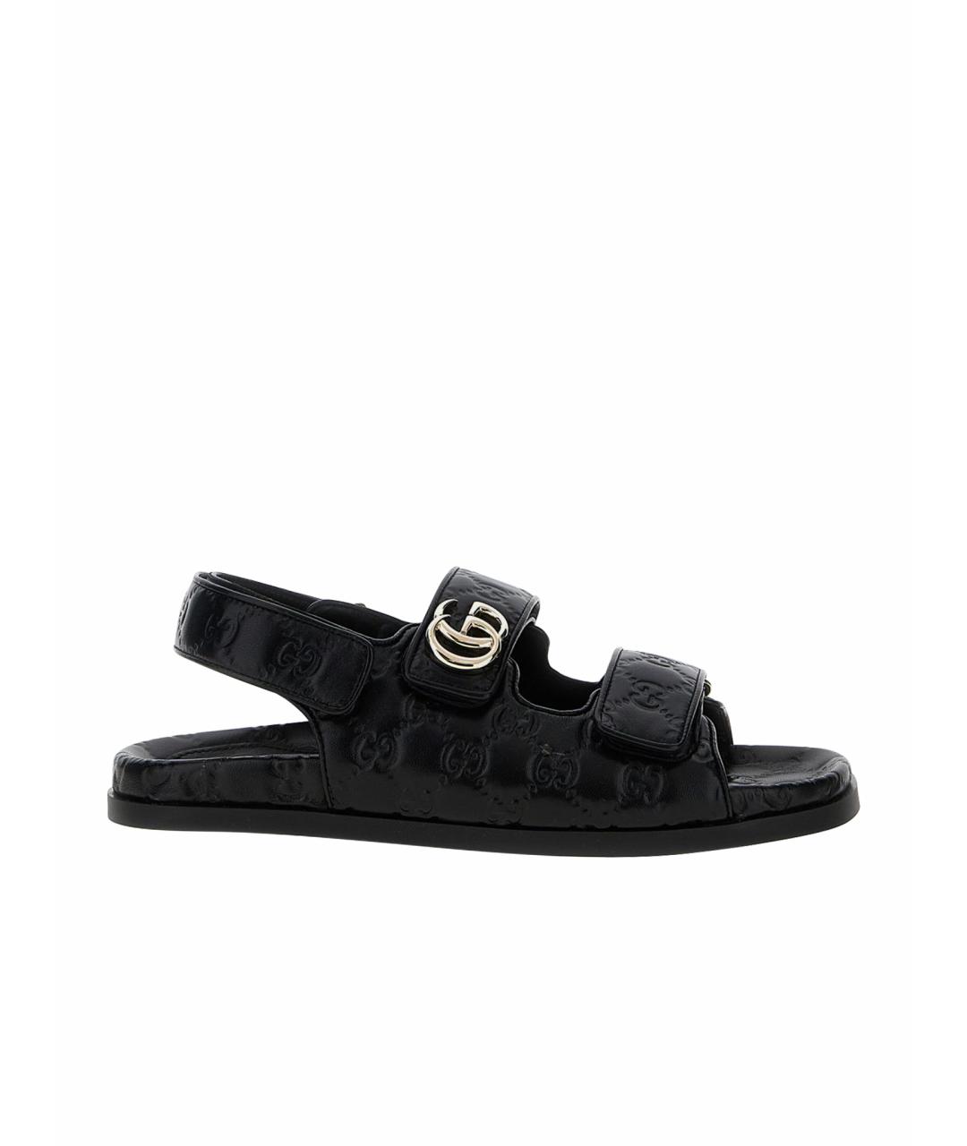 GUCCI Черные сандалии, фото 1