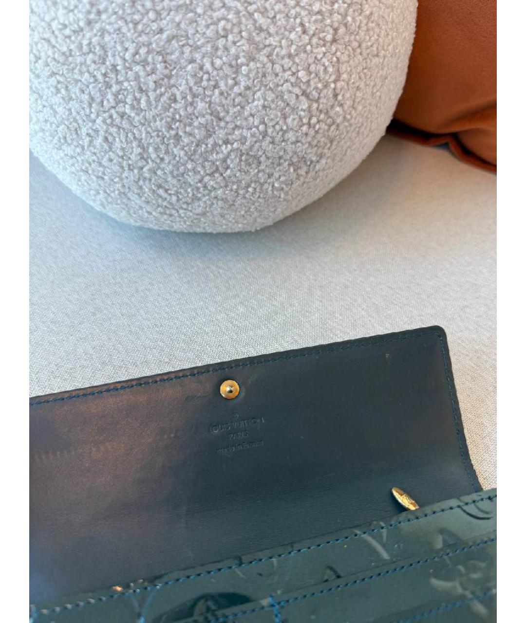 LOUIS VUITTON Черный кошелек, фото 6