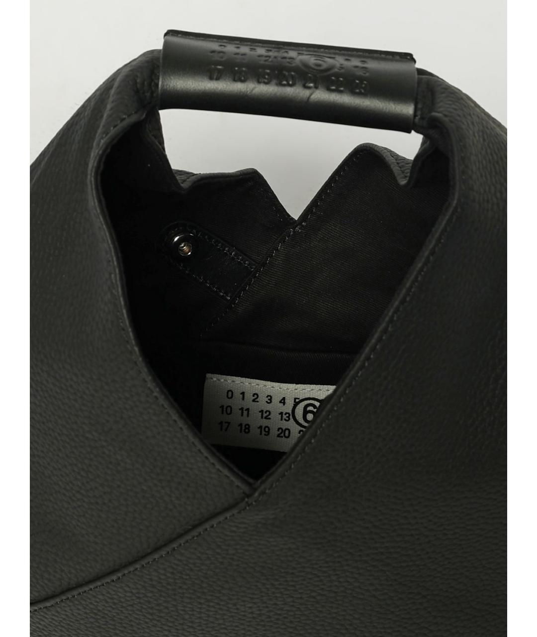 MM6 MAISON MARGIELA Черная сумка тоут, фото 5