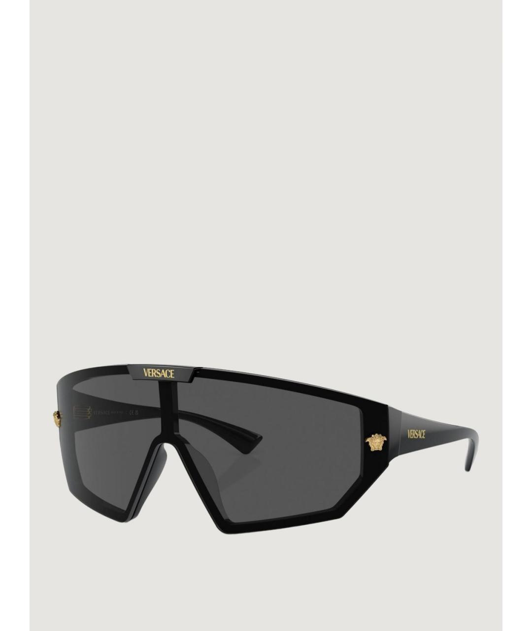VERSACE Черные солнцезащитные очки, фото 4