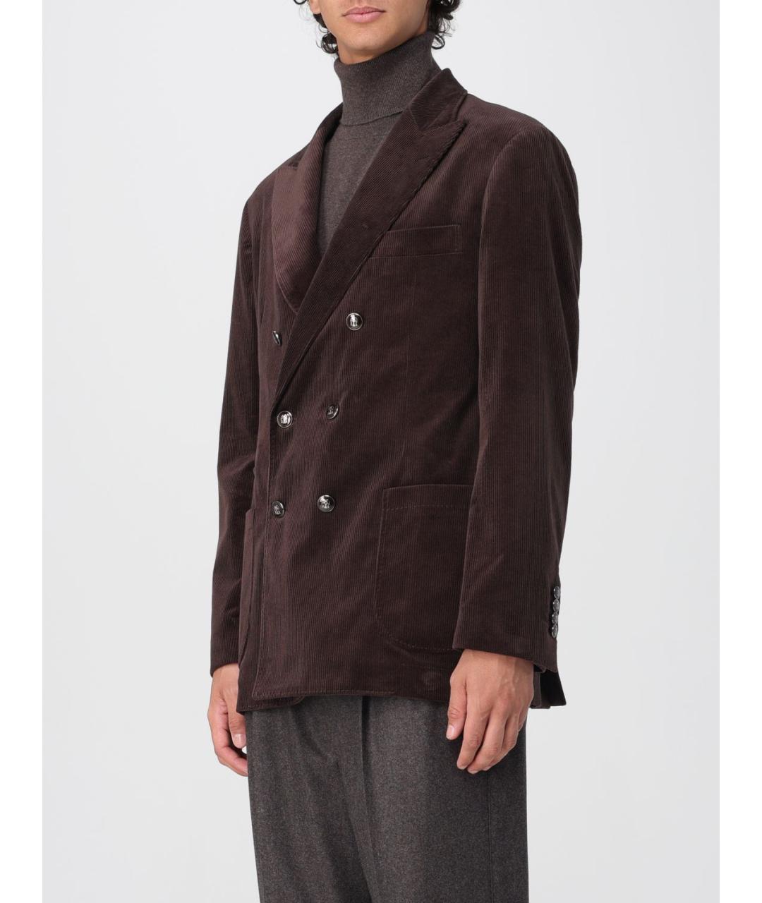 BRUNELLO CUCINELLI Коричневая куртка, фото 5