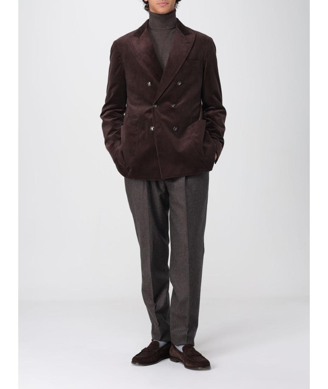 BRUNELLO CUCINELLI Коричневая куртка, фото 3