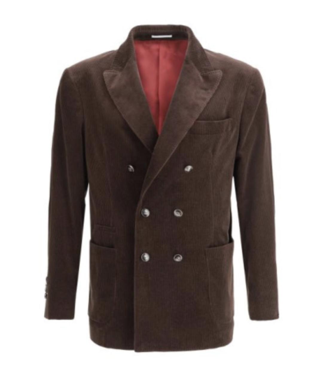 BRUNELLO CUCINELLI Коричневая куртка, фото 1