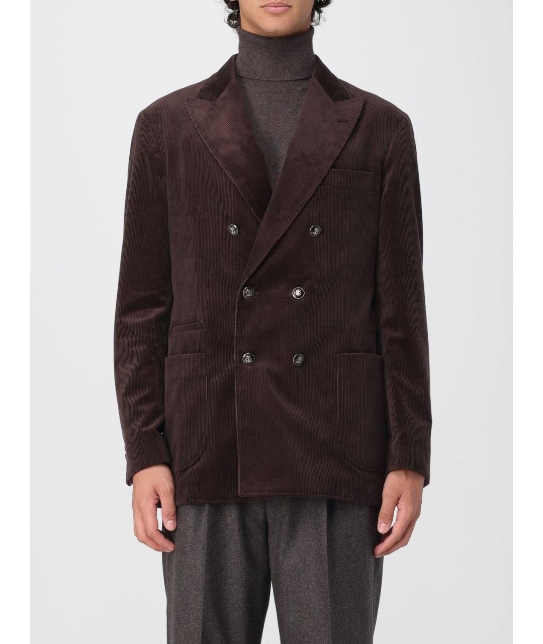 BRUNELLO CUCINELLI Коричневая куртка, фото 2