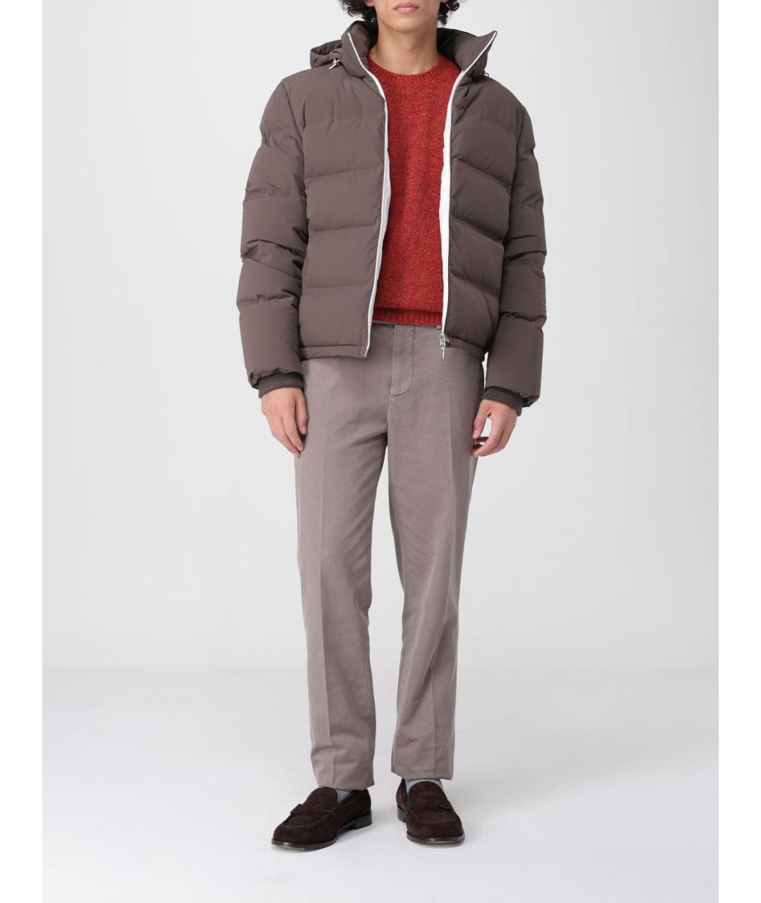BRUNELLO CUCINELLI Коричневая куртка, фото 3
