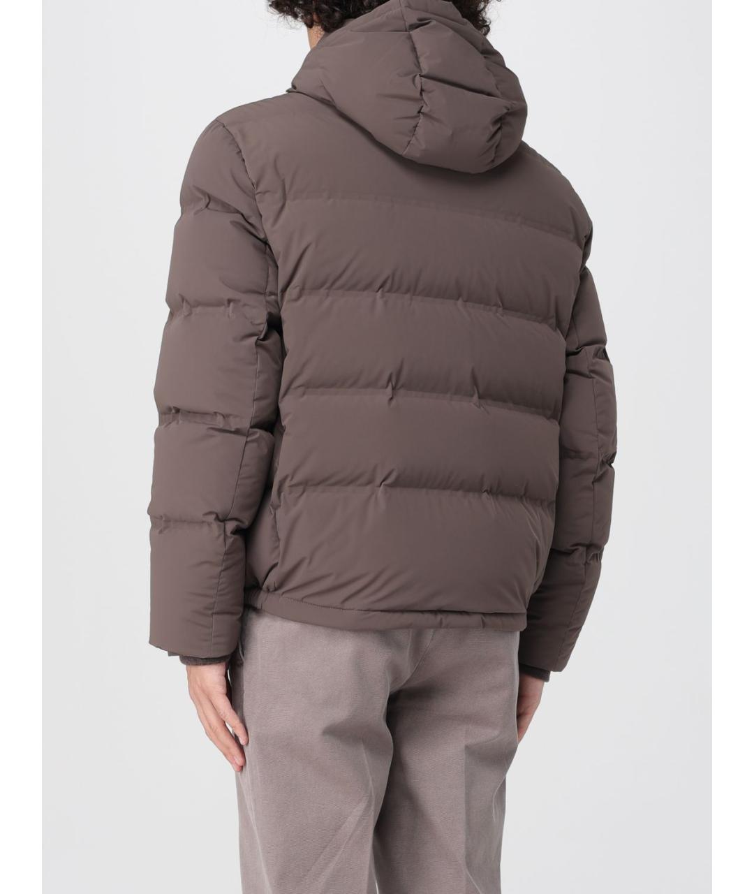 BRUNELLO CUCINELLI Коричневая куртка, фото 4