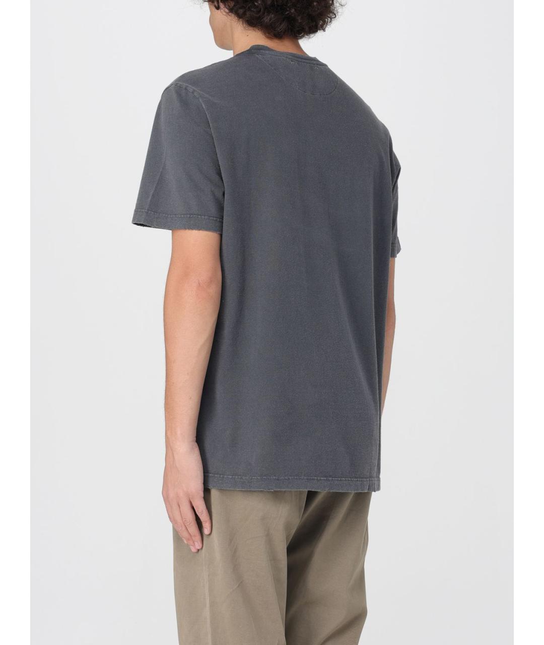 GOLDEN GOOSE DELUXE BRAND Серая футболка, фото 4
