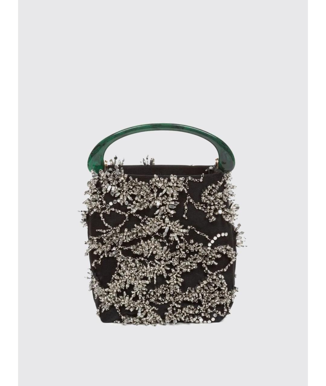 DRIES VAN NOTEN Черная сумка с короткими ручками, фото 6