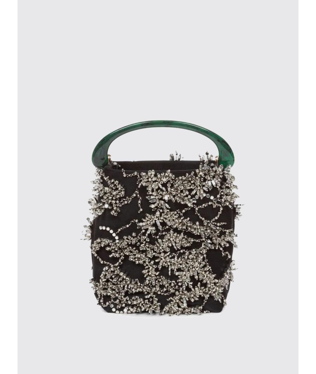 DRIES VAN NOTEN Черная сумка с короткими ручками, фото 3