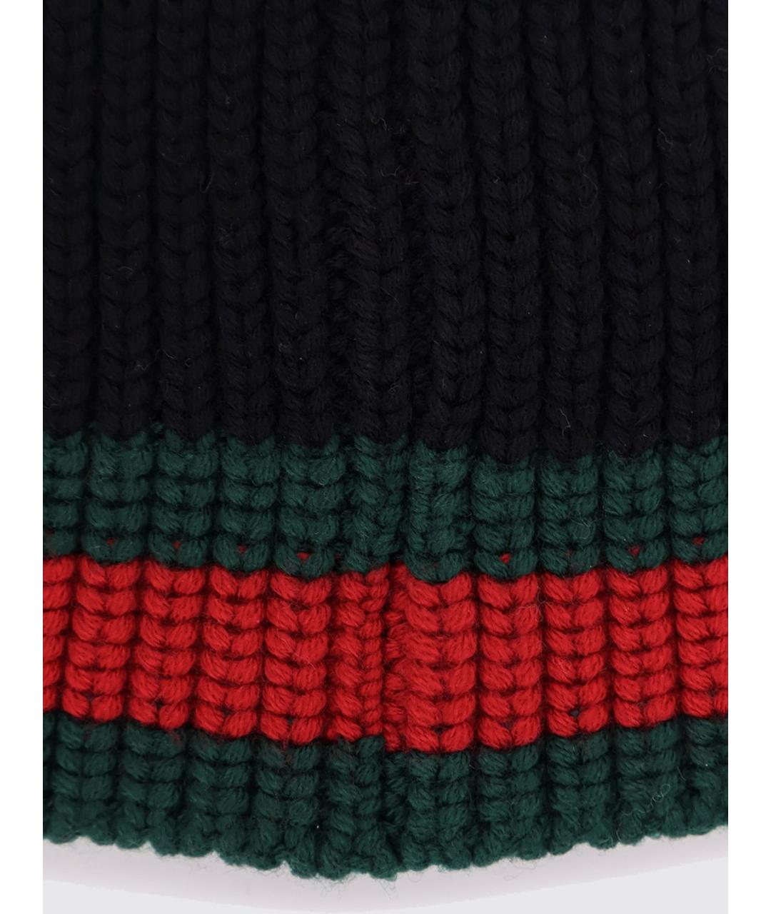 GUCCI Черная шапка, фото 3