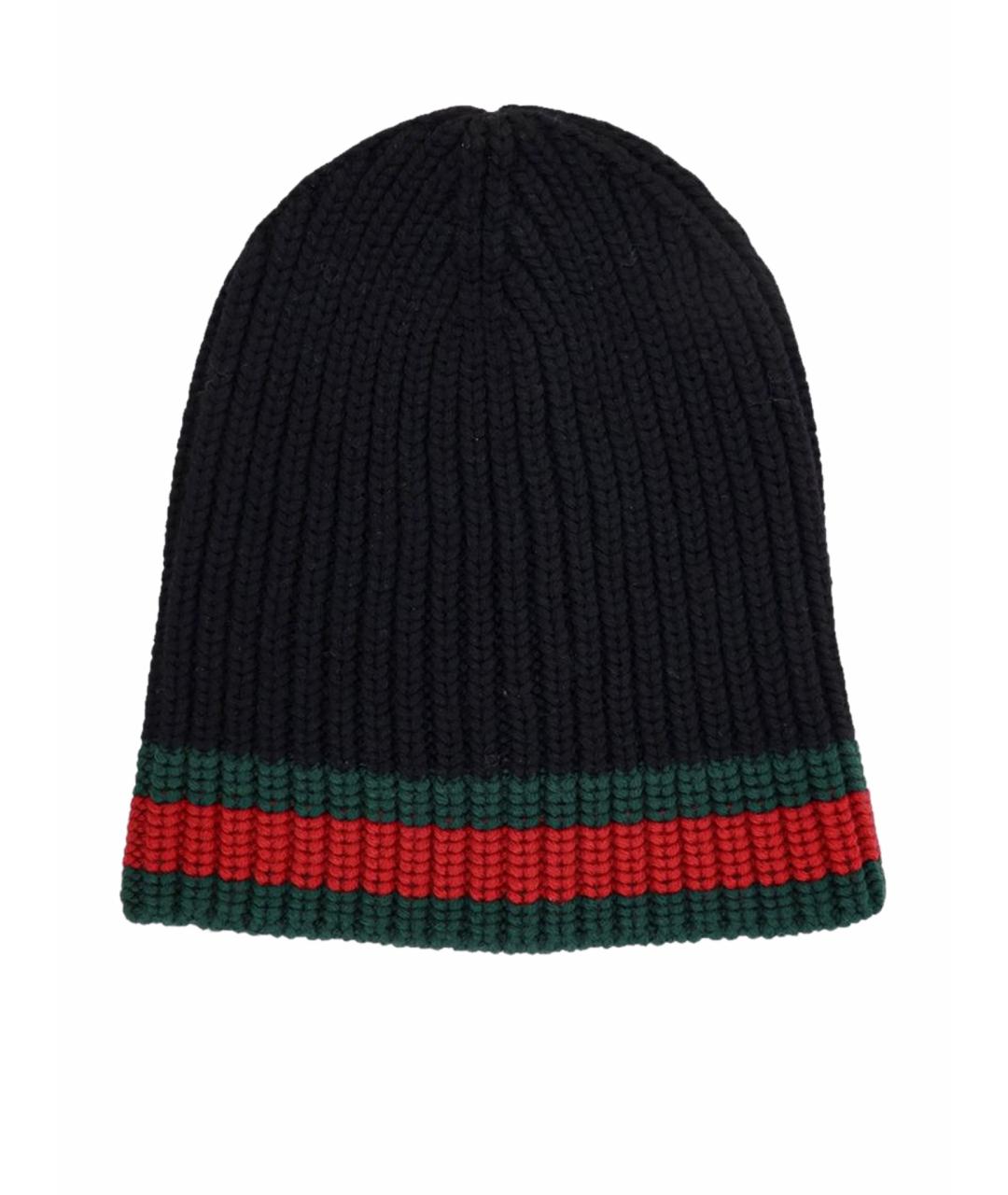GUCCI Черная шапка, фото 1