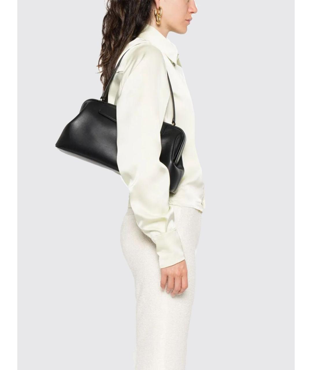 Carven Черная кожаная сумка через плечо, фото 2