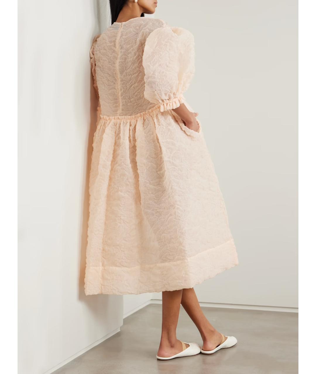 SIMONE ROCHA Бежевое коктейльное платье, фото 3