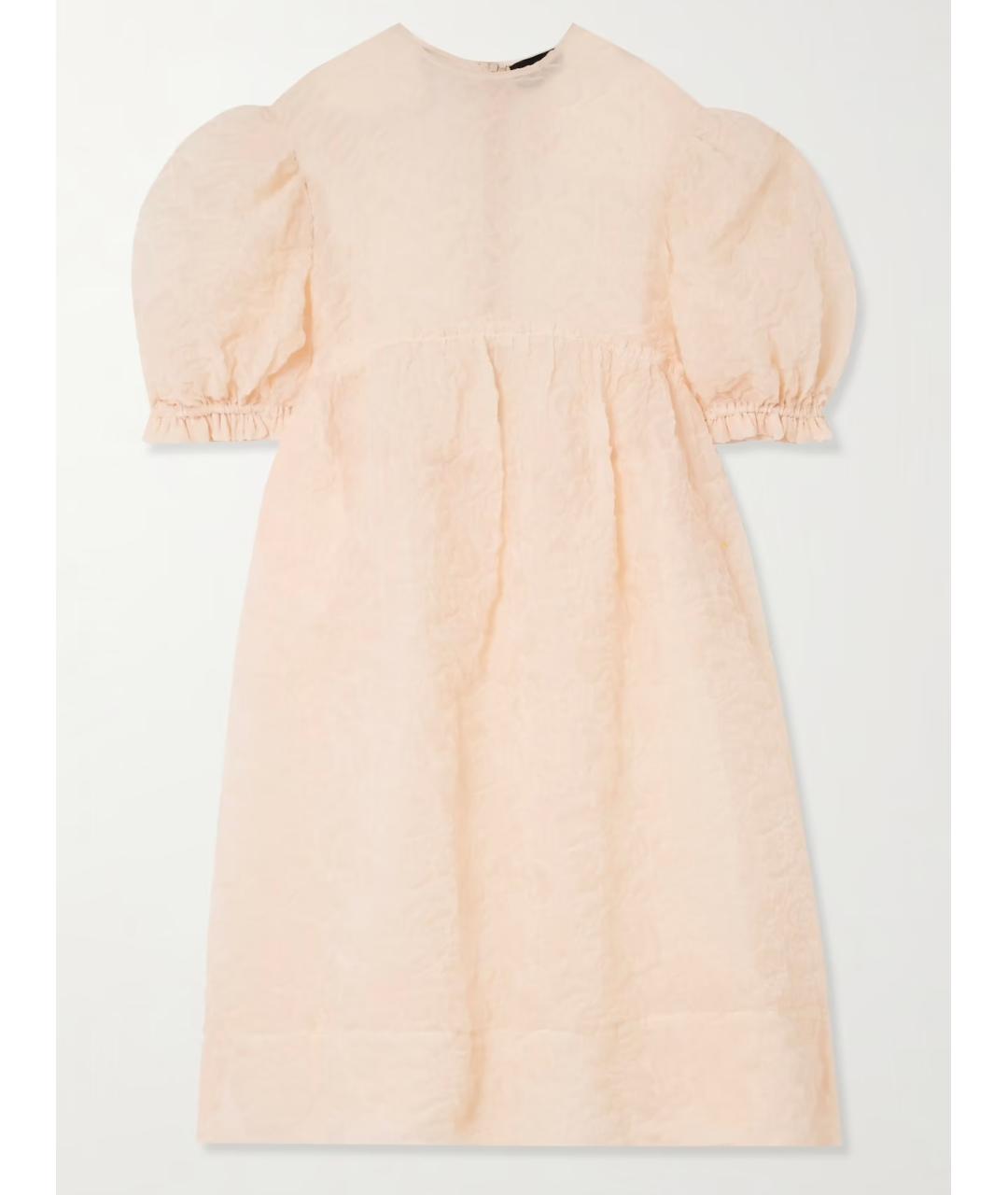 SIMONE ROCHA Бежевое коктейльное платье, фото 4