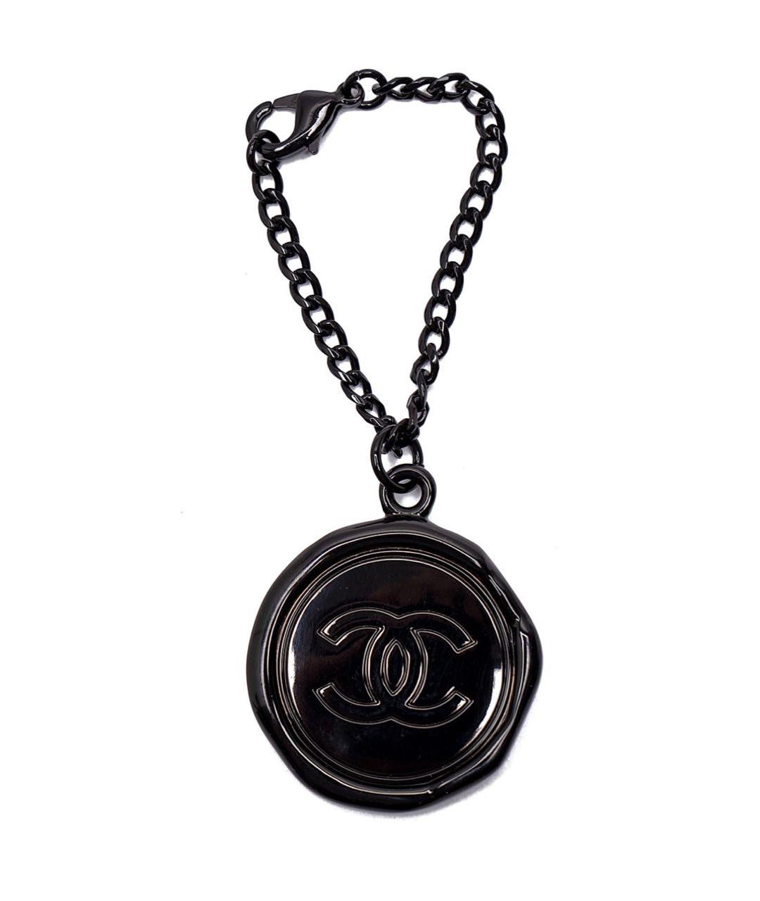 CHANEL Черный брелок, фото 3