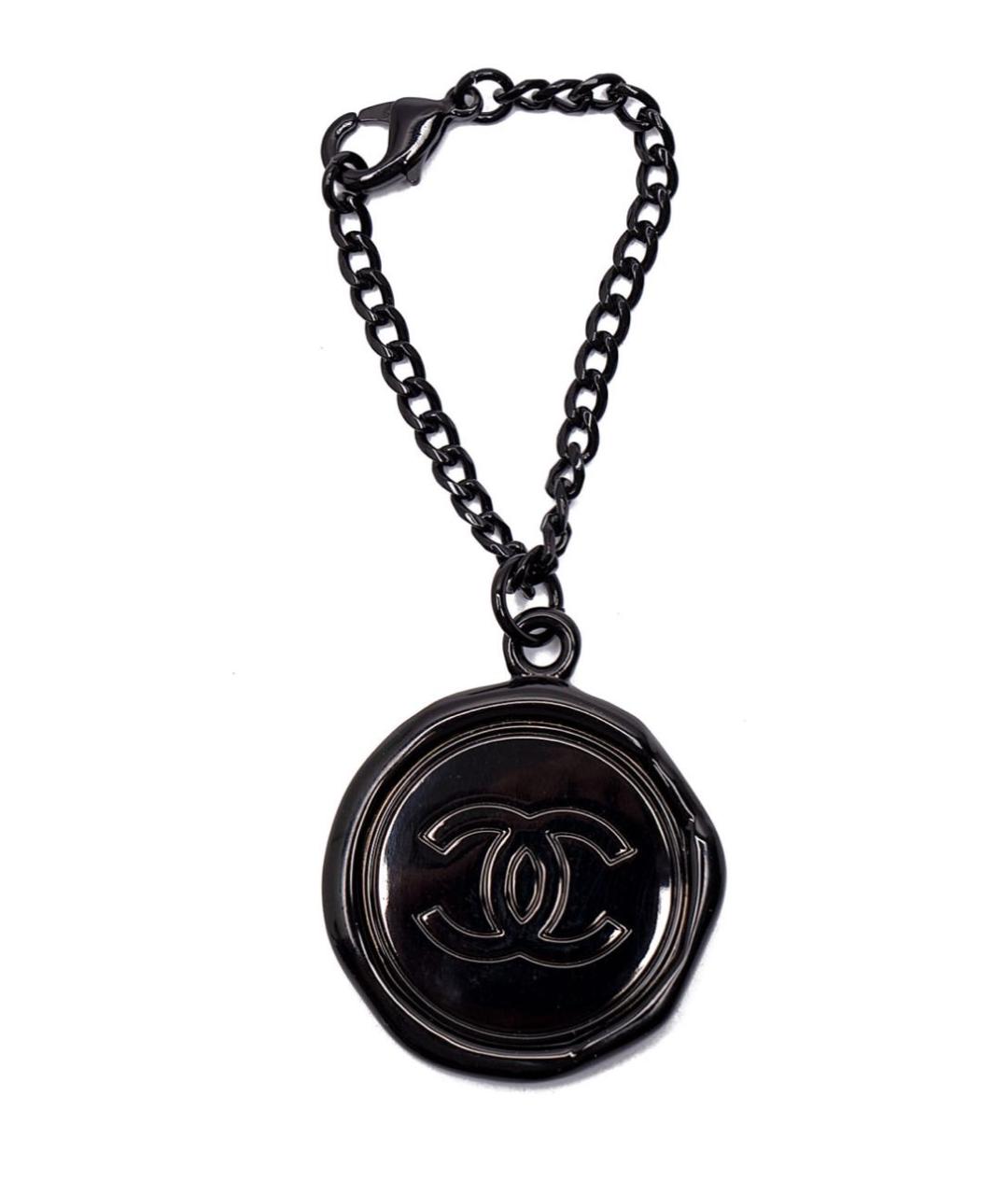 CHANEL Черный брелок, фото 2