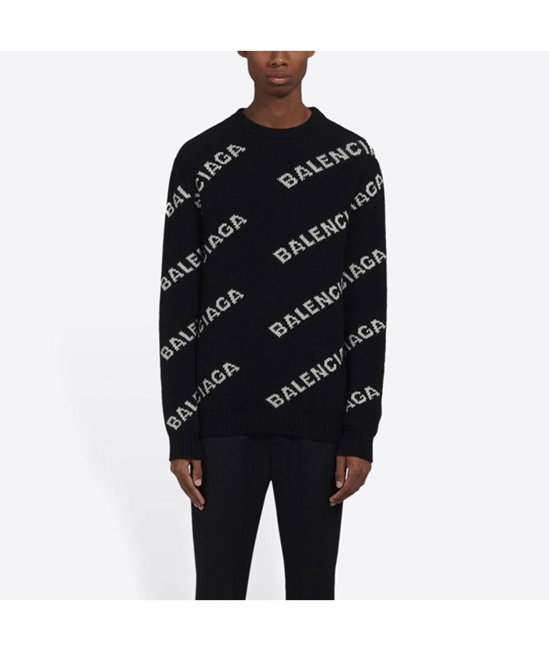 BALENCIAGA Черный джемпер / свитер, фото 5