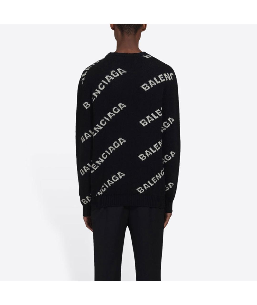 BALENCIAGA Черный джемпер / свитер, фото 4