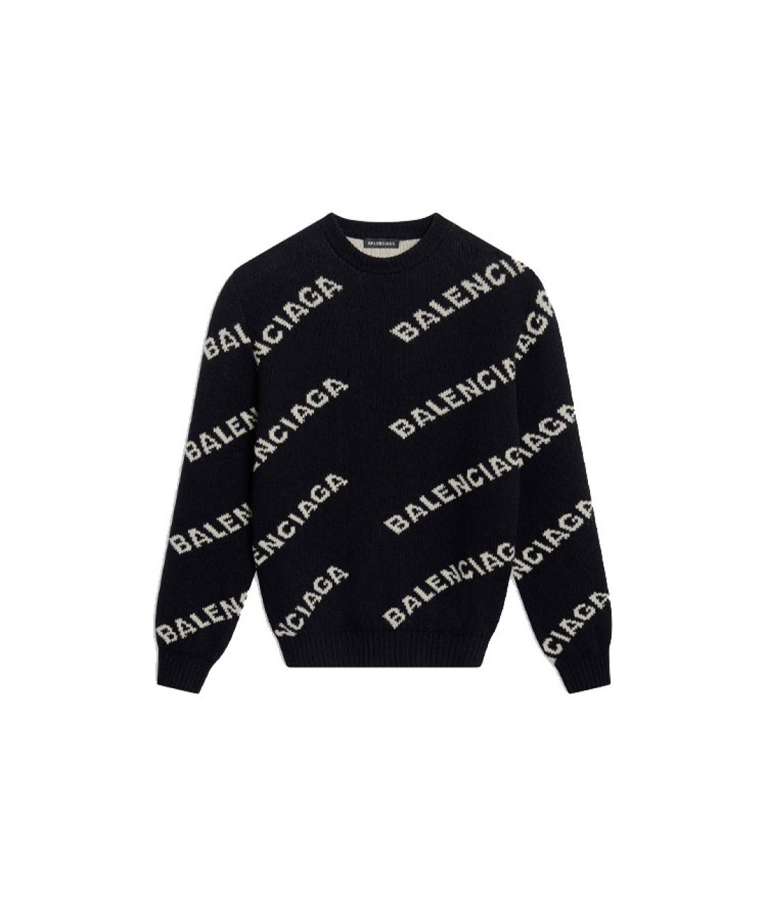 BALENCIAGA Черный джемпер / свитер, фото 1