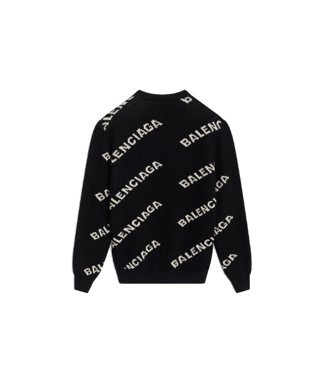 BALENCIAGA Черный джемпер / свитер, фото 2