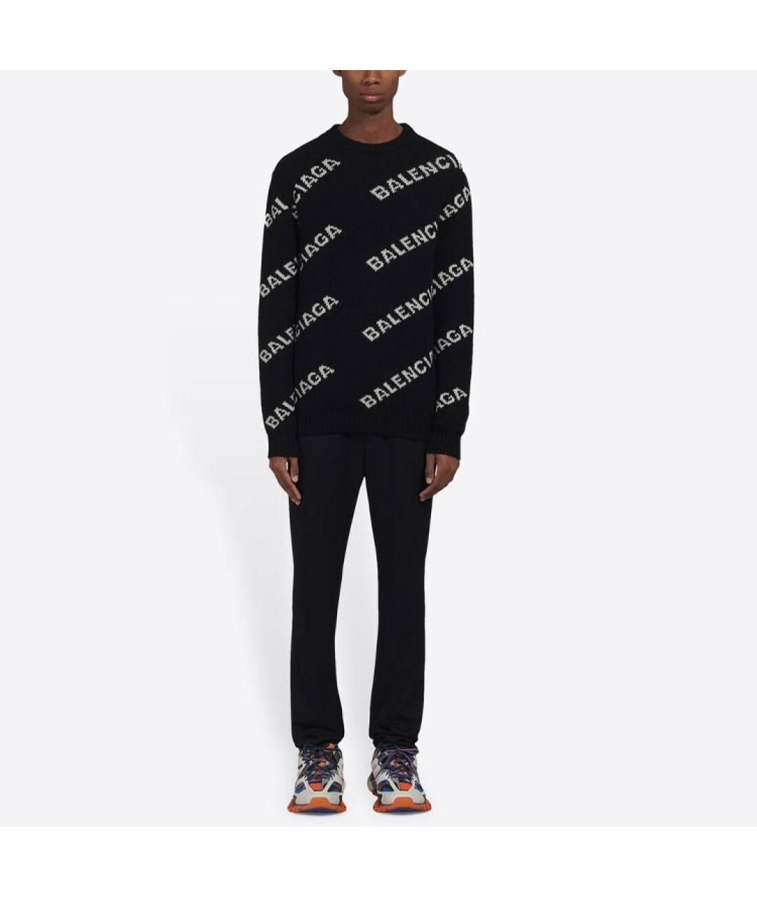 BALENCIAGA Черный джемпер / свитер, фото 3