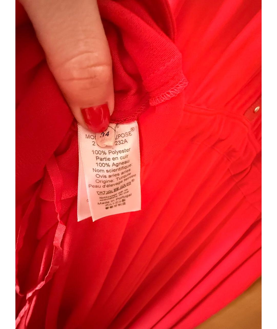 CELINE Красное платье, фото 7