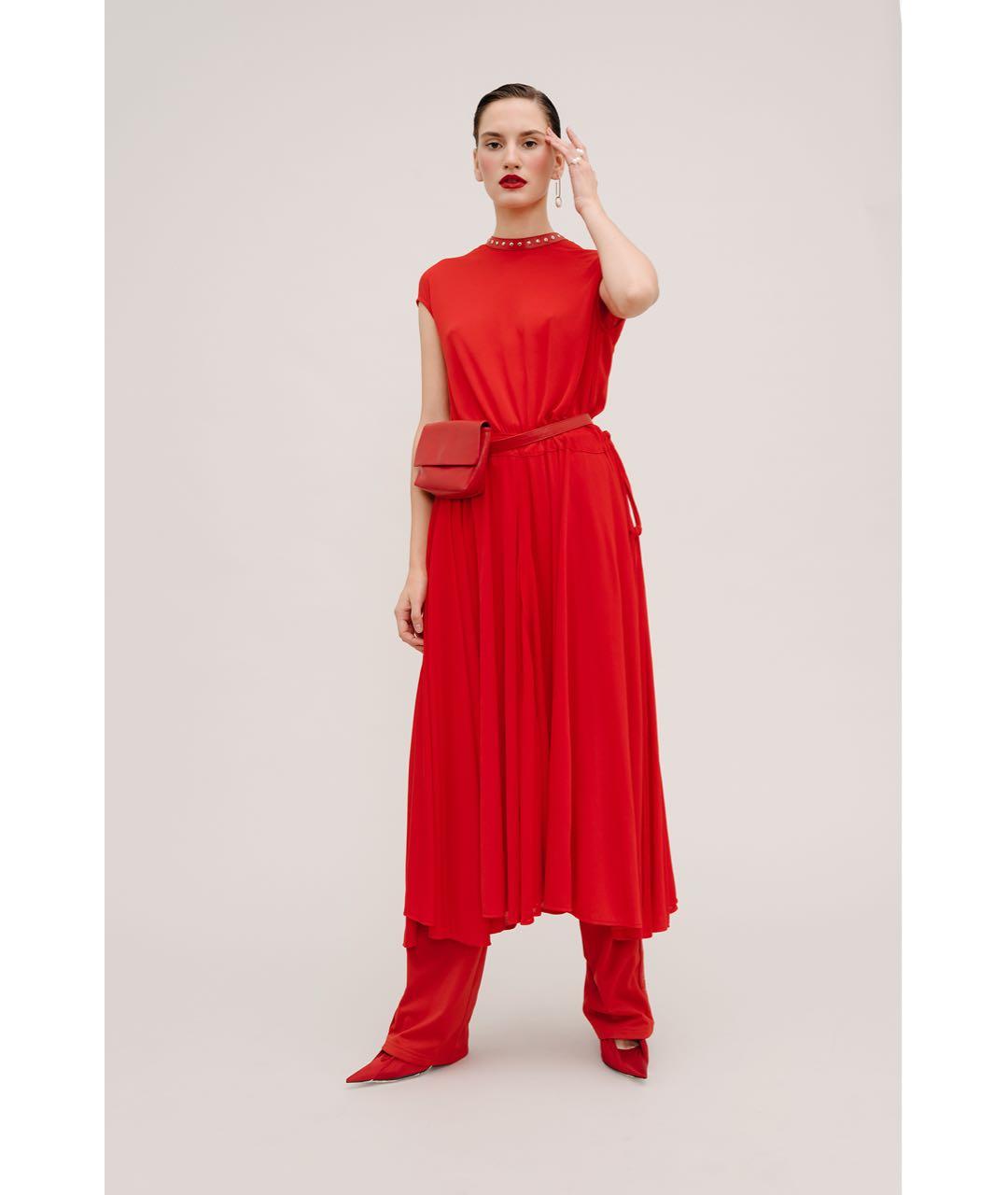 CELINE Красное платье, фото 2
