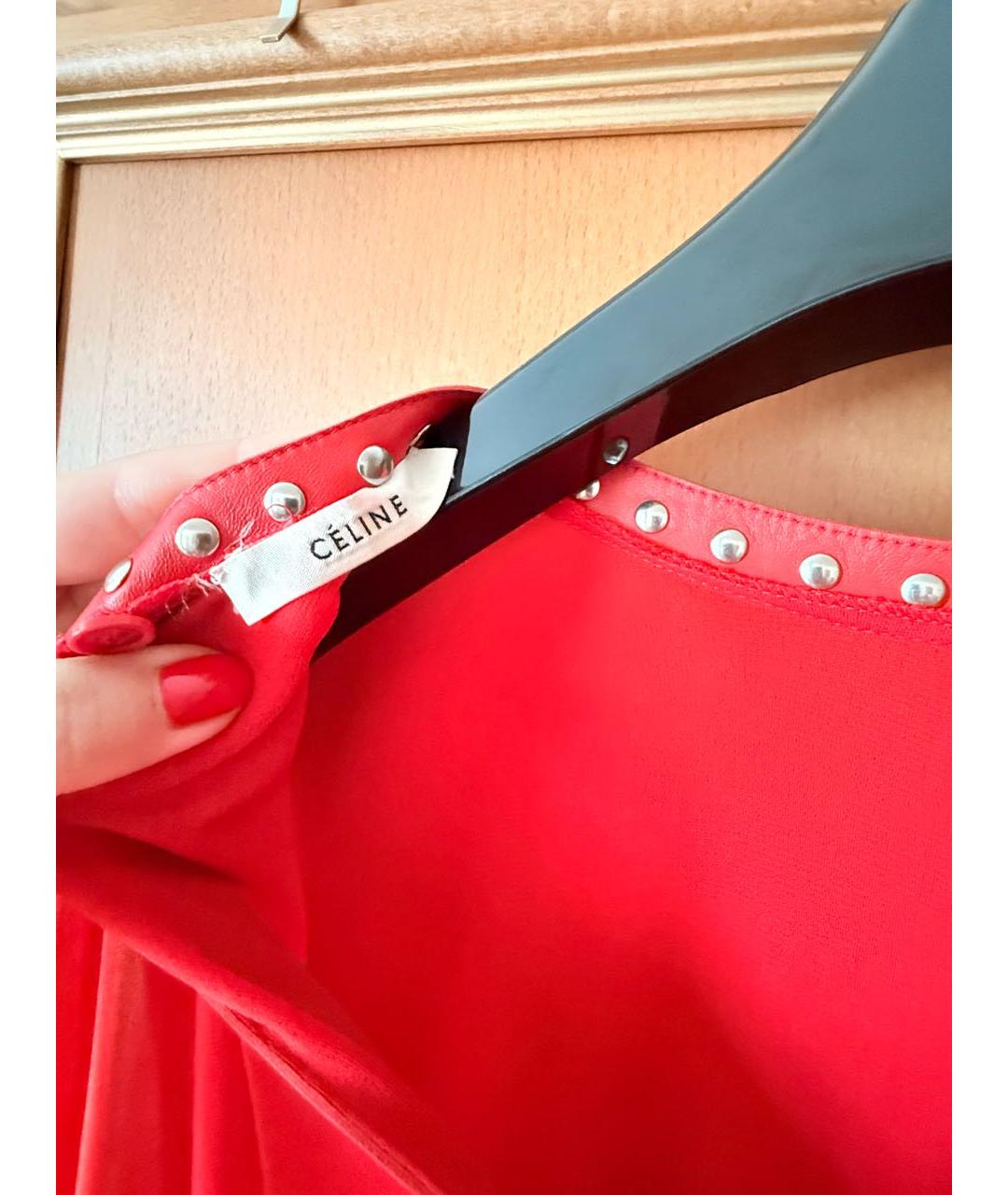 CELINE Красное платье, фото 6