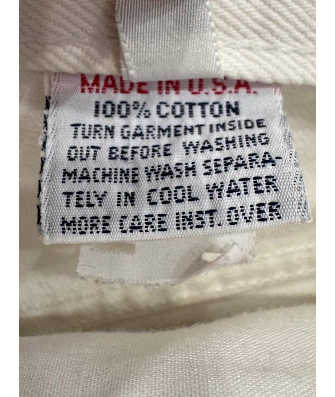 CALVIN KLEIN Белая деним юбка мини, фото 5
