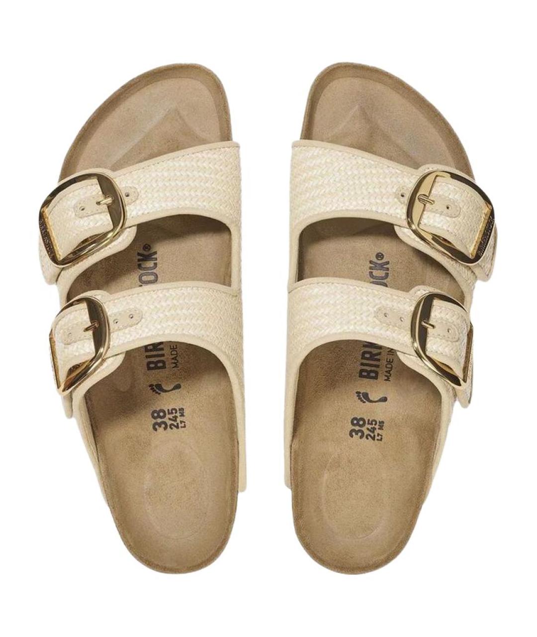 BIRKENSTOCK Бежевые сандалии, фото 5