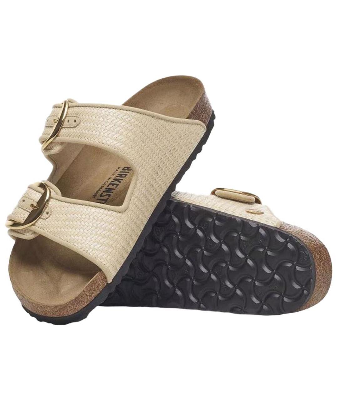 BIRKENSTOCK Бежевые сандалии, фото 6