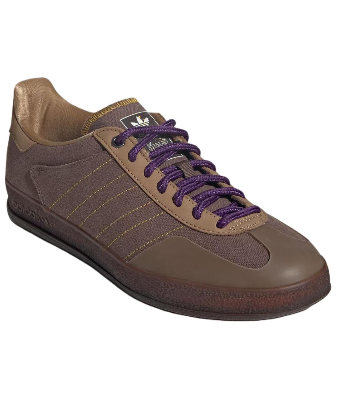 ADIDAS Коричневые кеды, фото 2