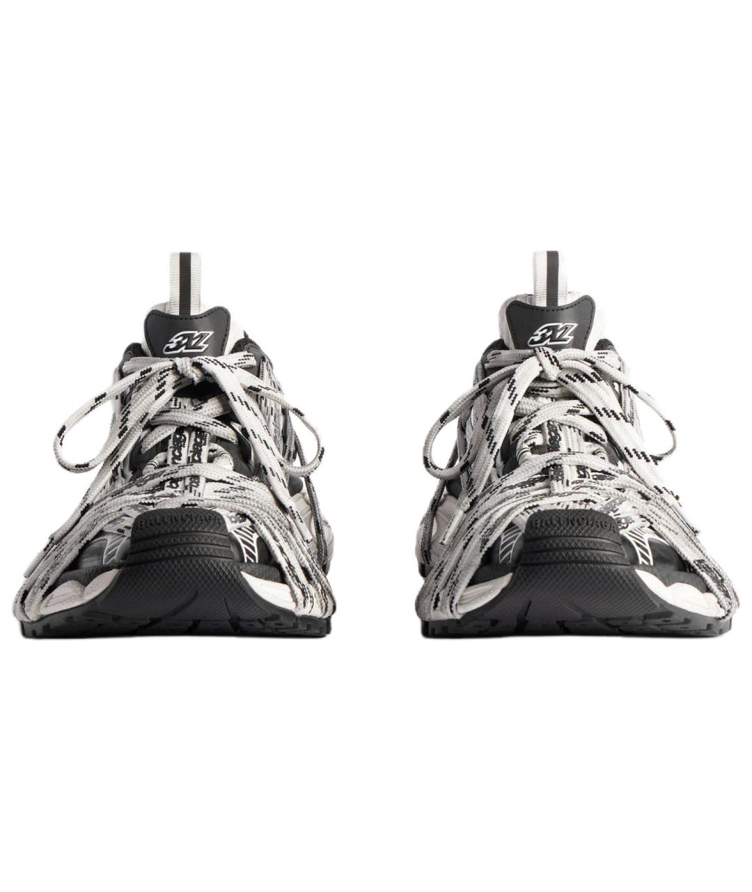 BALENCIAGA Белые кроссовки, фото 4