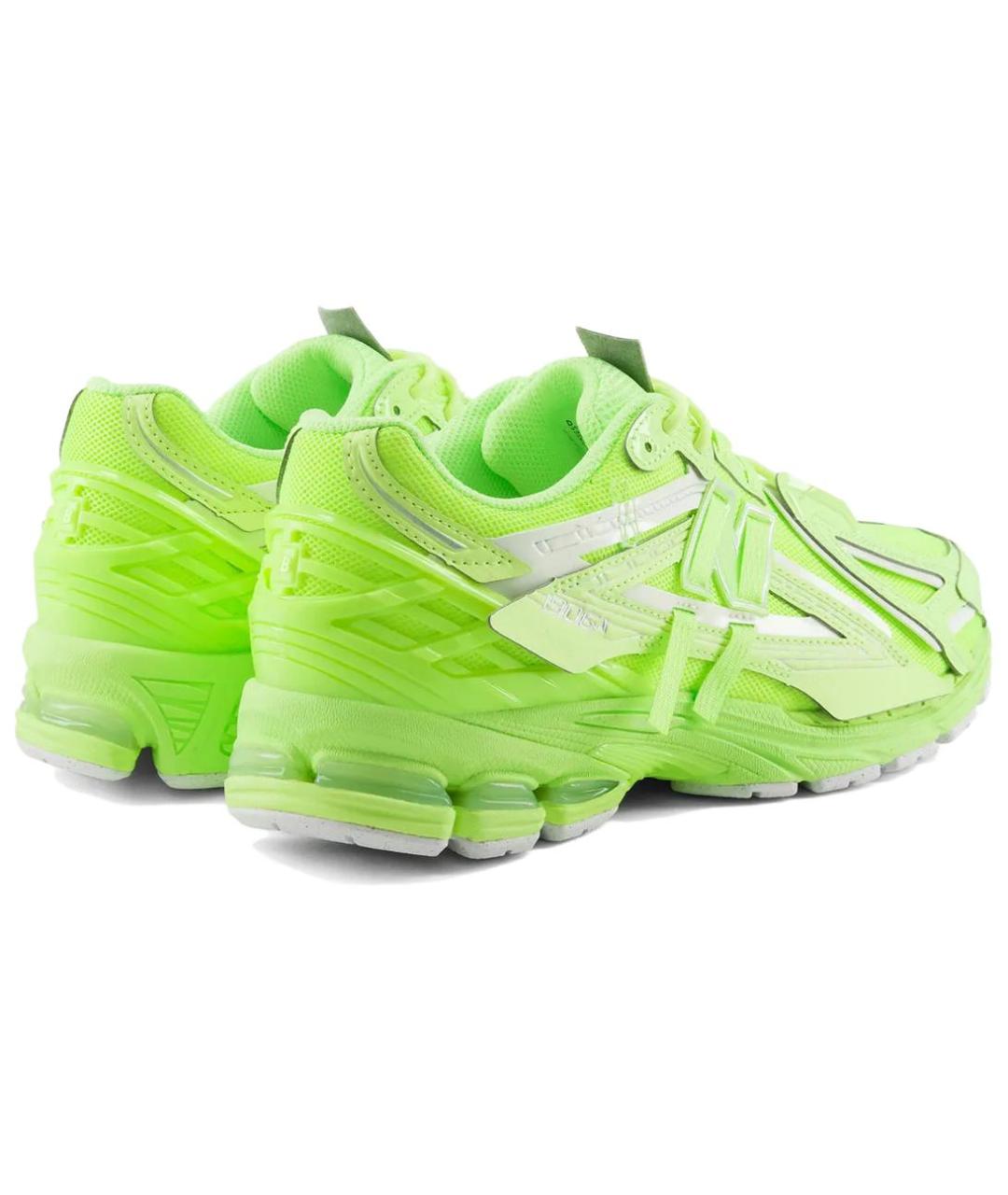 NEW BALANCE Зеленые низкие кроссовки / кеды, фото 3