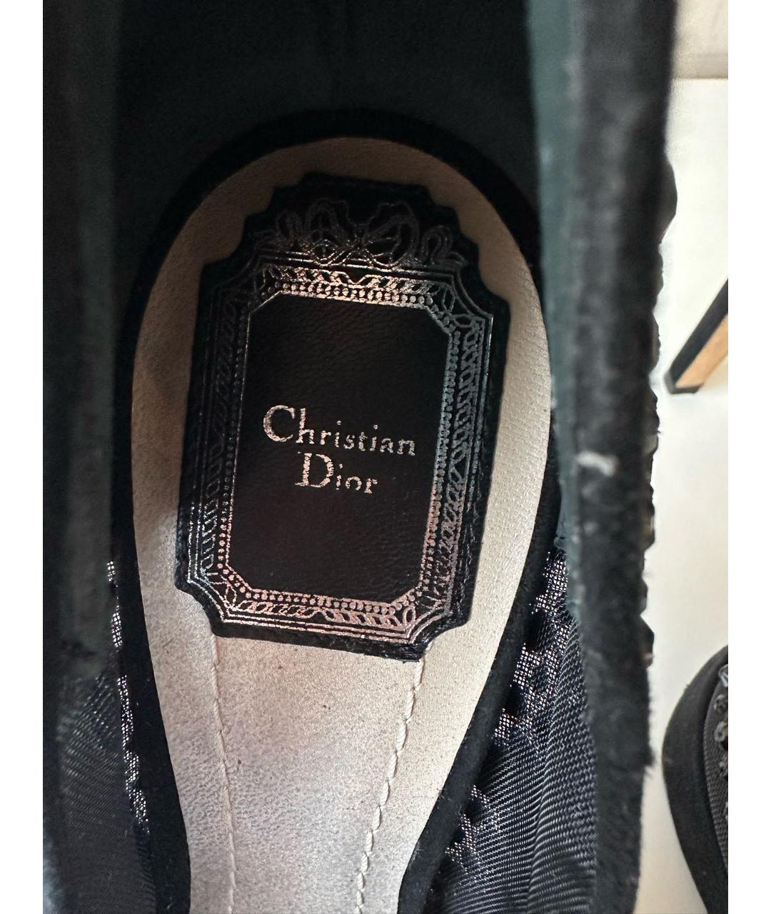 CHRISTIAN DIOR Черные туфли, фото 7