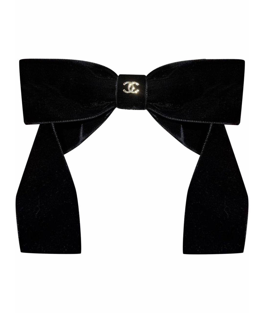 CHANEL Черная заколка, фото 1