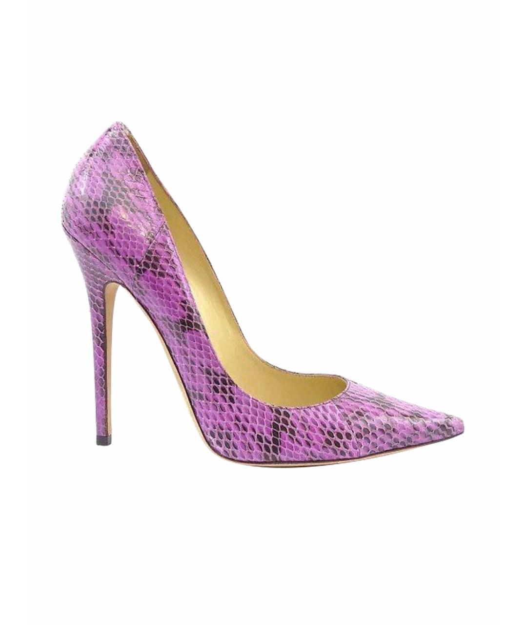JIMMY CHOO Фиолетовые туфли из экзотической кожи, фото 1
