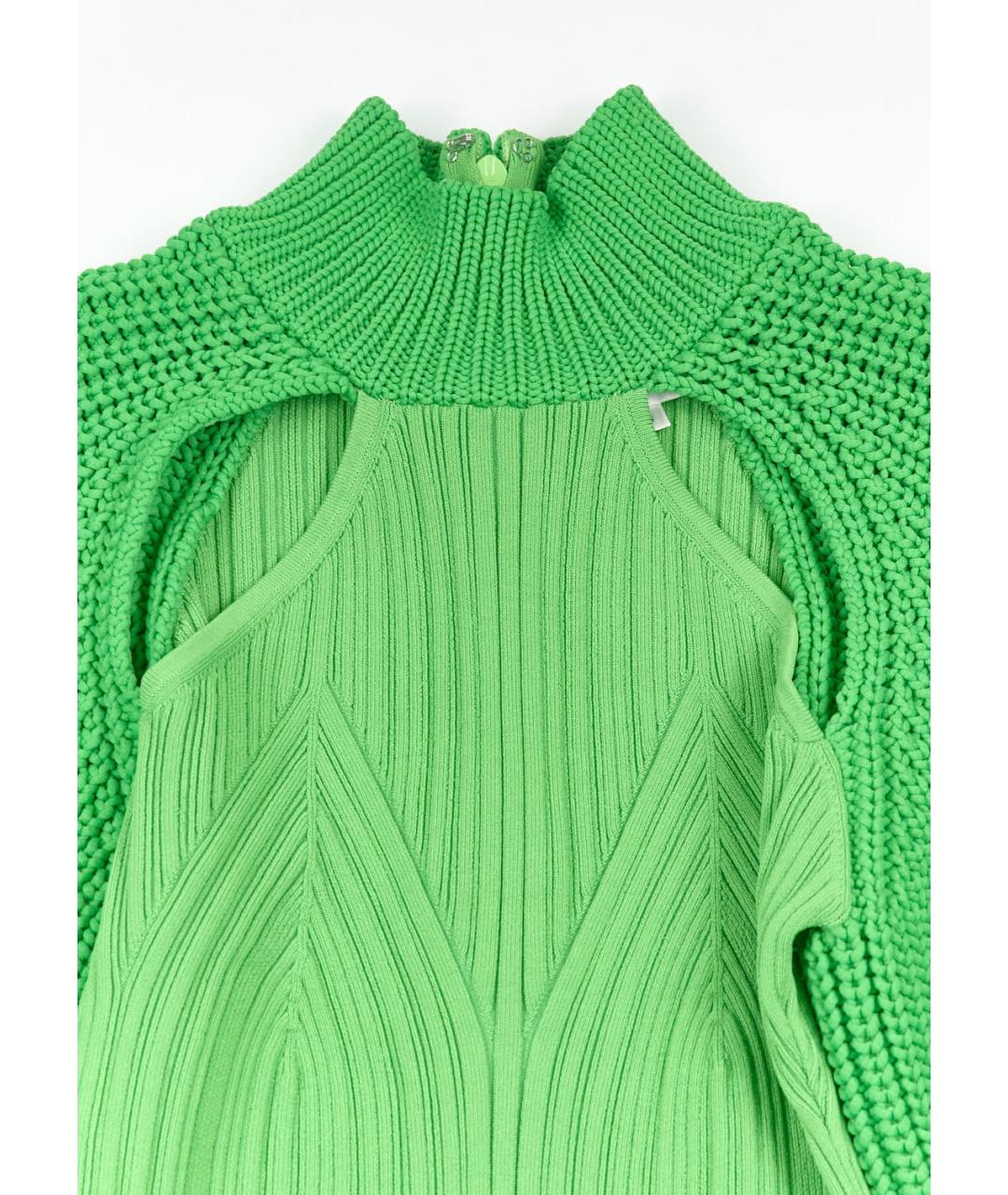 HERVE LEGER Зеленый вискозный костюм с юбками, фото 3