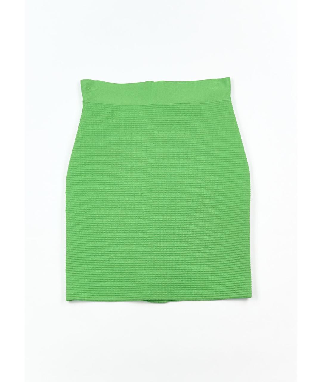 HERVE LEGER Зеленый вискозный костюм с юбками, фото 5