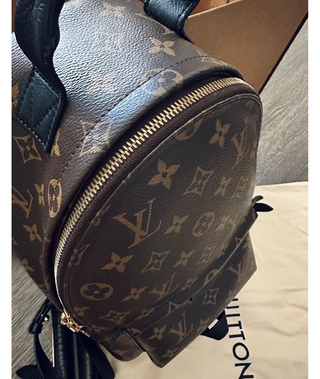 LOUIS VUITTON Коричневый рюкзак, фото 3