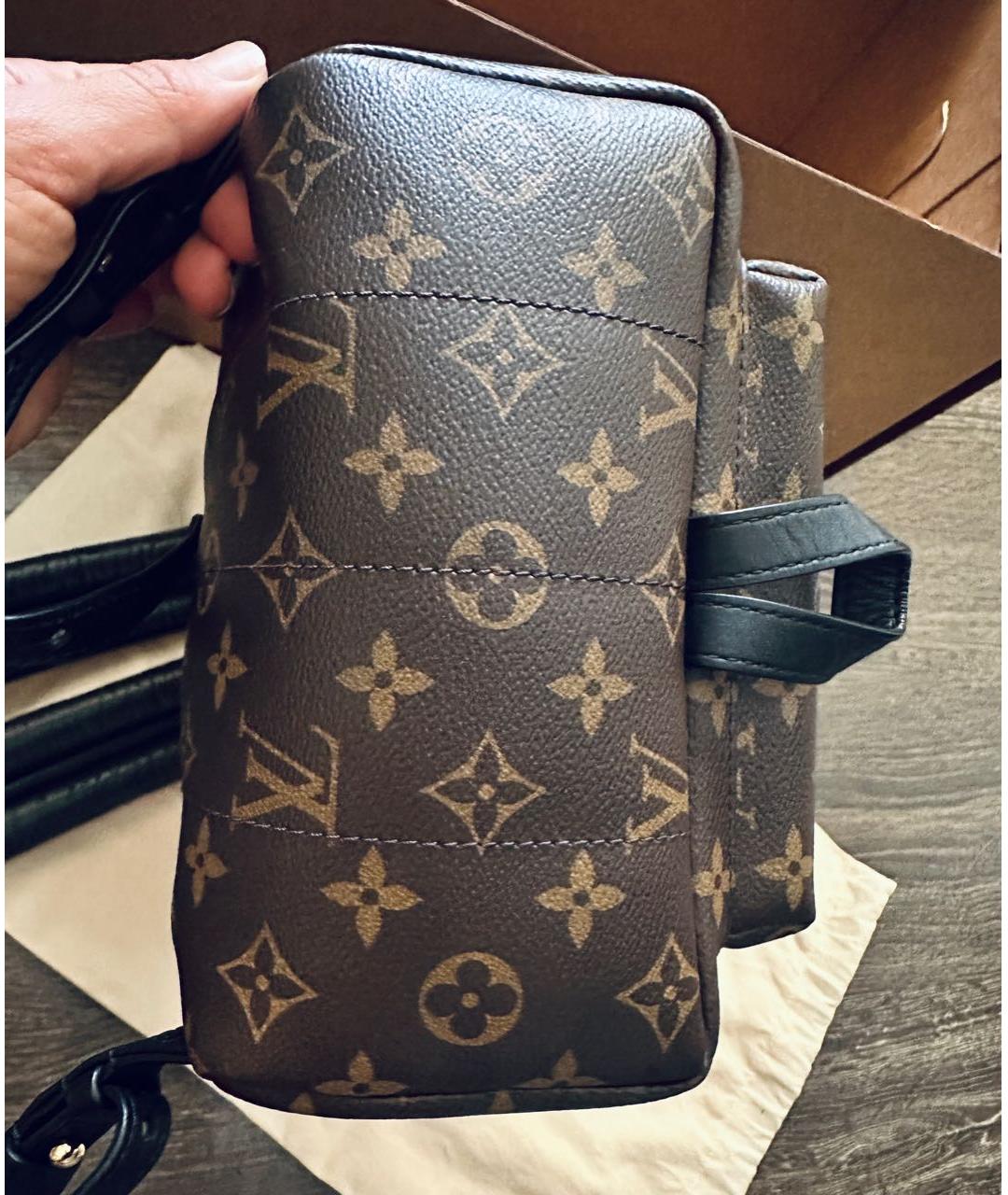 LOUIS VUITTON Коричневый рюкзак, фото 4